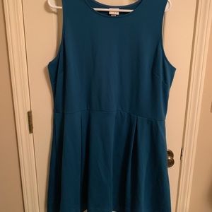 Blue Sleeveless Dress